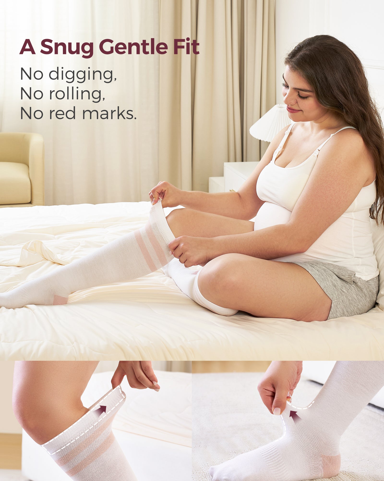 Momcozy Compression Socks for Women Wide Calf