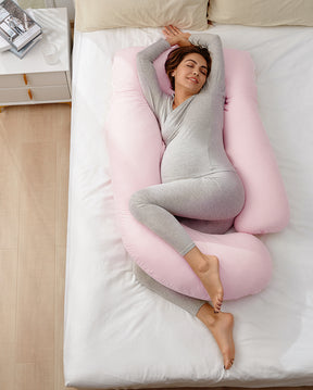 Huggable: nuestra almohada de cuerpo de algodón de maternidad