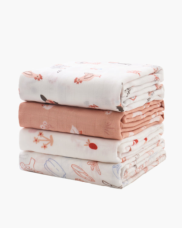 Momcozy Best Wishes Softness Swaddle Blankets - Joy