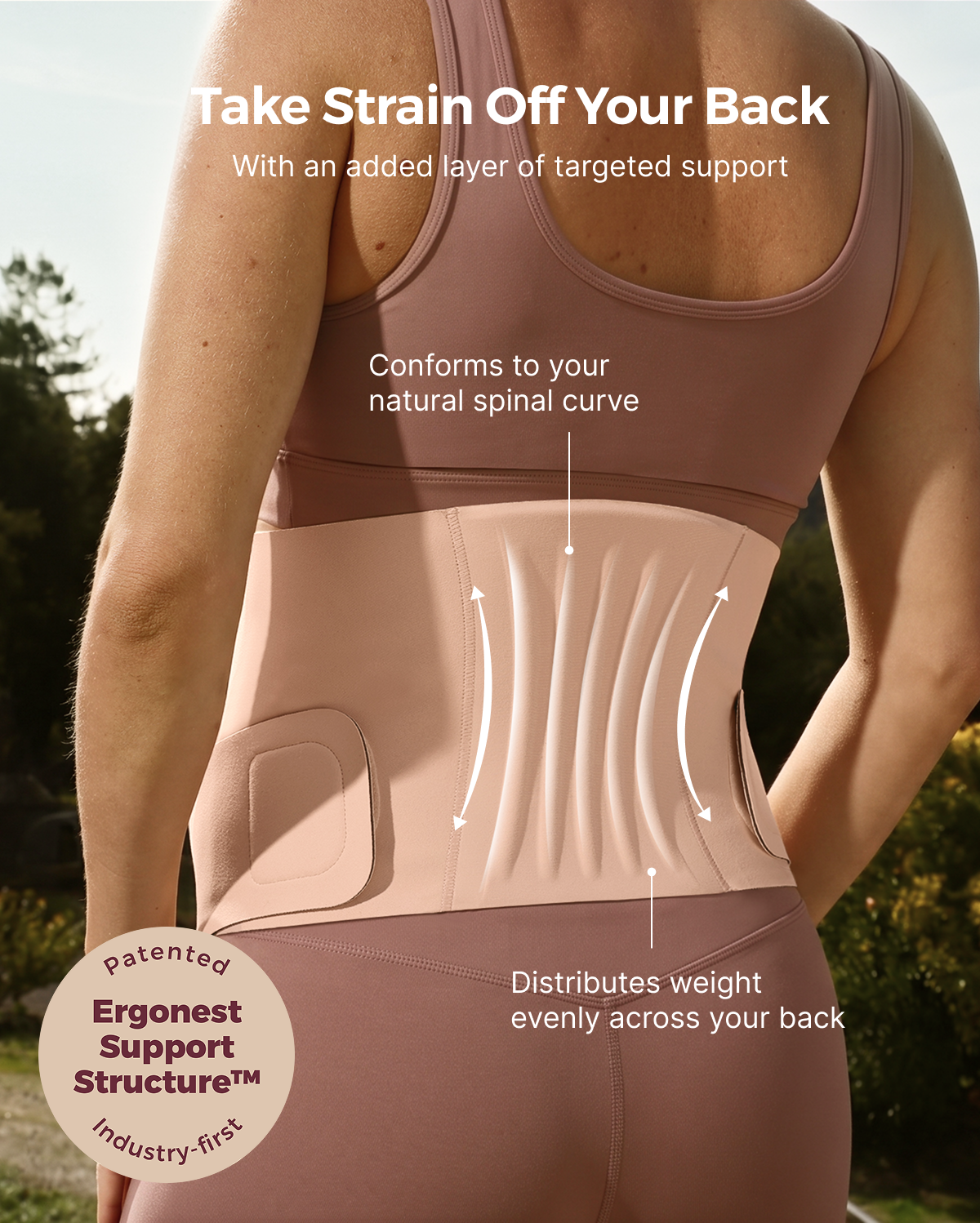 Ergonest Maternity Belly Band & BirthEase Maternity Ball Bundle