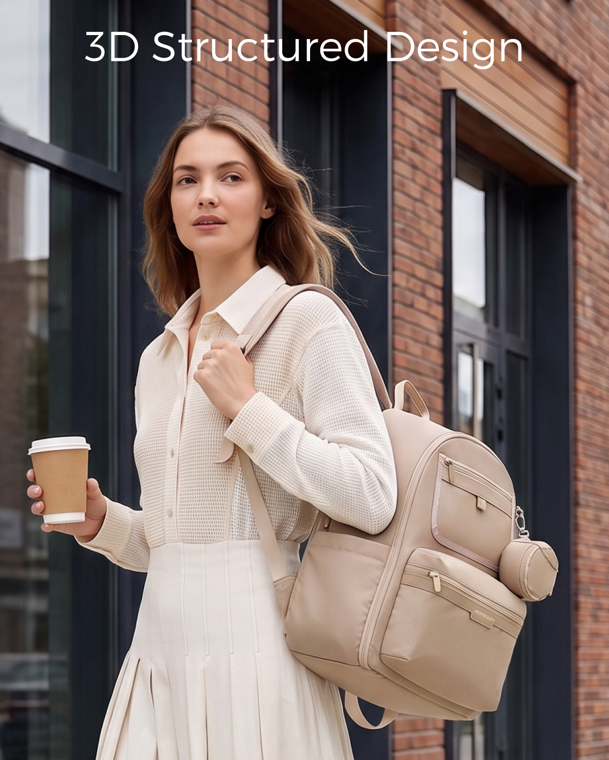 Sac à langer urbain Momcozy – modèle à dos