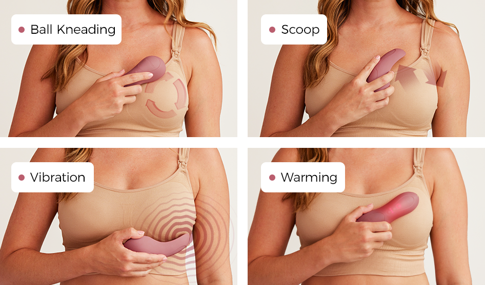 Product: The Momcozy lactation breastfeeding massager — Little Winks Sleep