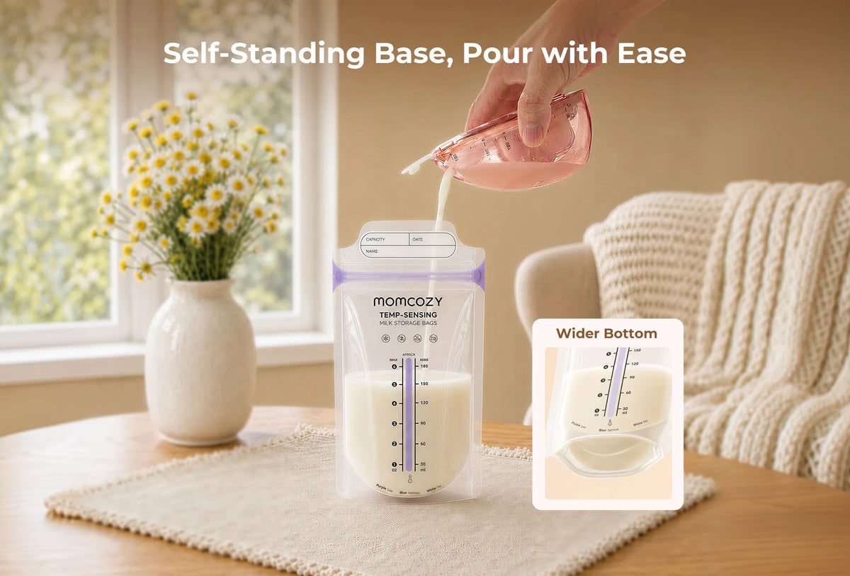 【Upgraded】Momcozy Breastmilk Storage Bags