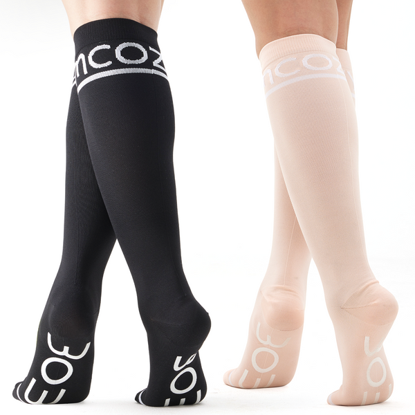 Momcozy Compression Socks for Pregnancy Women, 2 Pack 15-20 mmHg