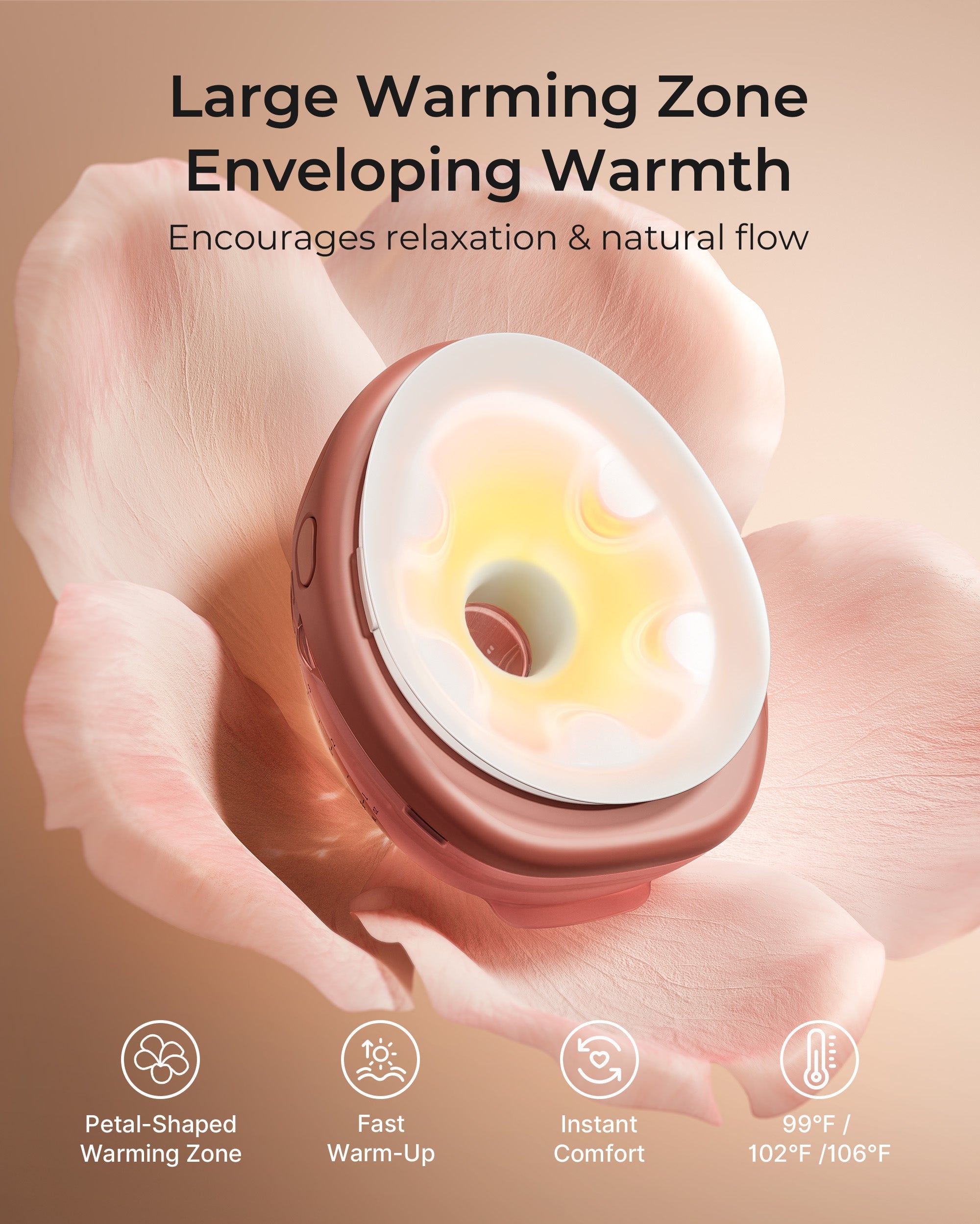 Momcozy W1 Warm-Massage Breast Pump | Wearable, Heated & Cordless