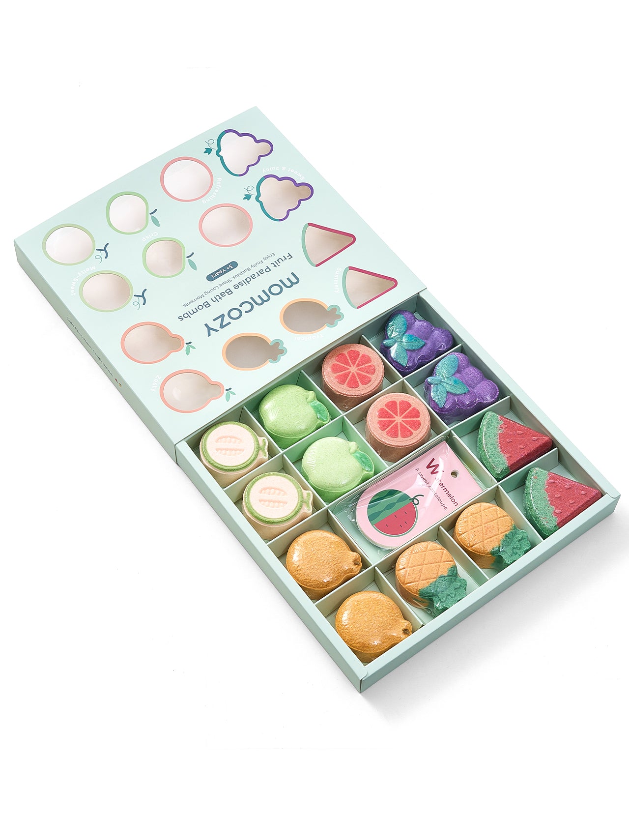 Fruit Paradise Bath Bombs Gift Set (14 Pcs) - Momcozy