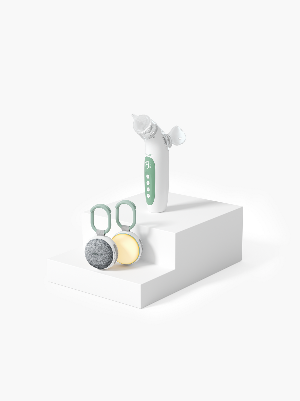 Baby Care Bundle: 2 in 1 Nasal Aspirator and Portable Baby Sound Machine