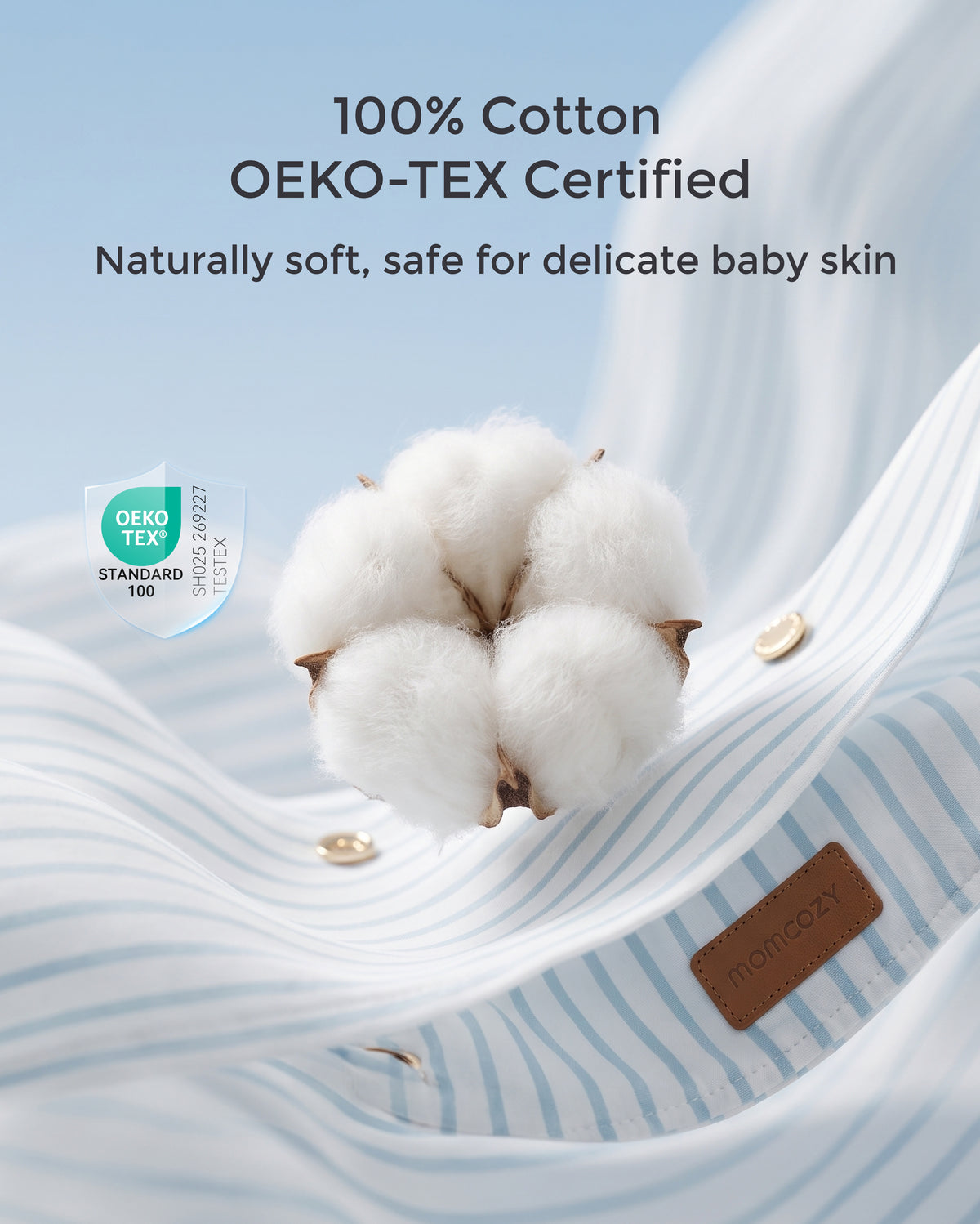Porte-bébé Momcozy PureHug - Ergonomique, confortable & léger