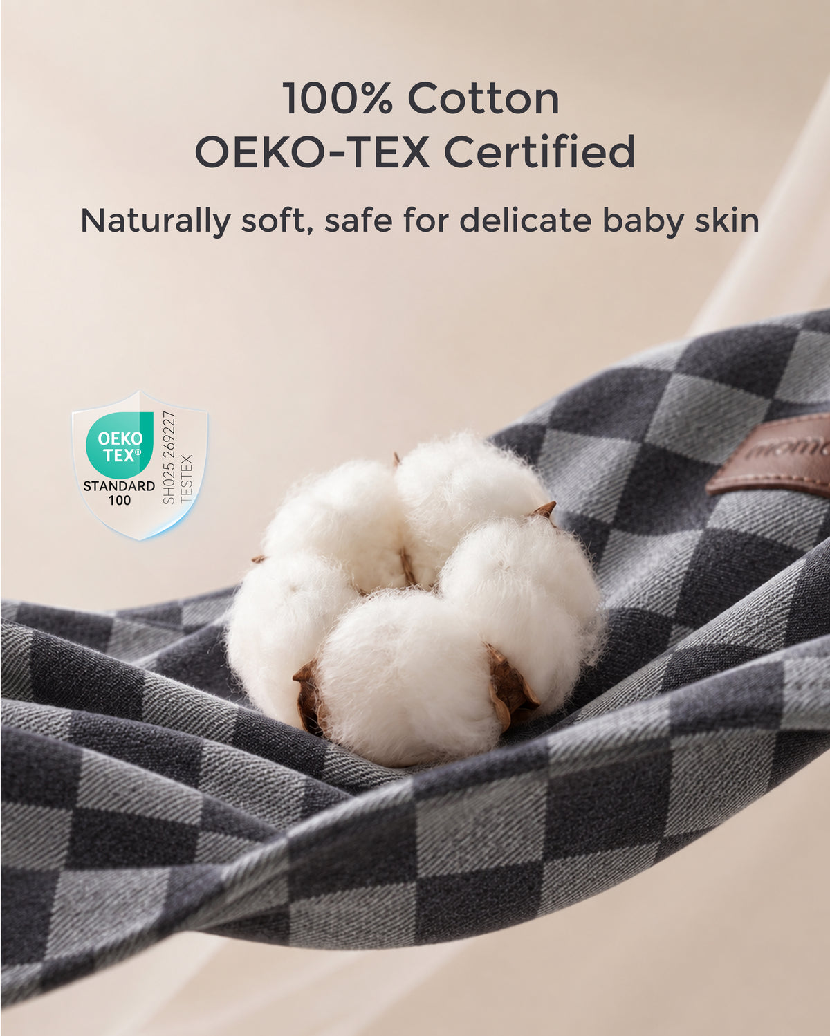 Porte-bébé Momcozy PureHug - Ergonomique, confortable & léger