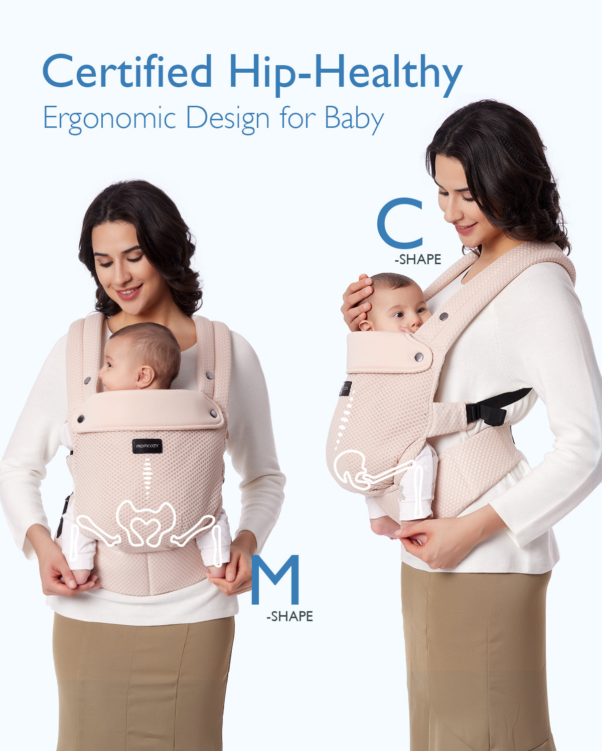 Ergonomic, Cozy and Lightweight - Baby Carrier