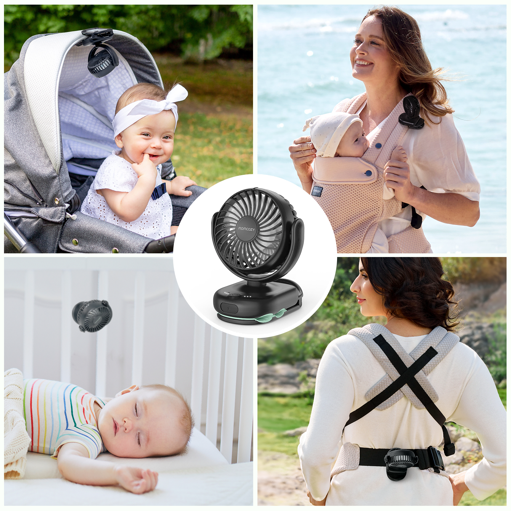 stroller fan for baby Momcozy Portable Stroller Fan