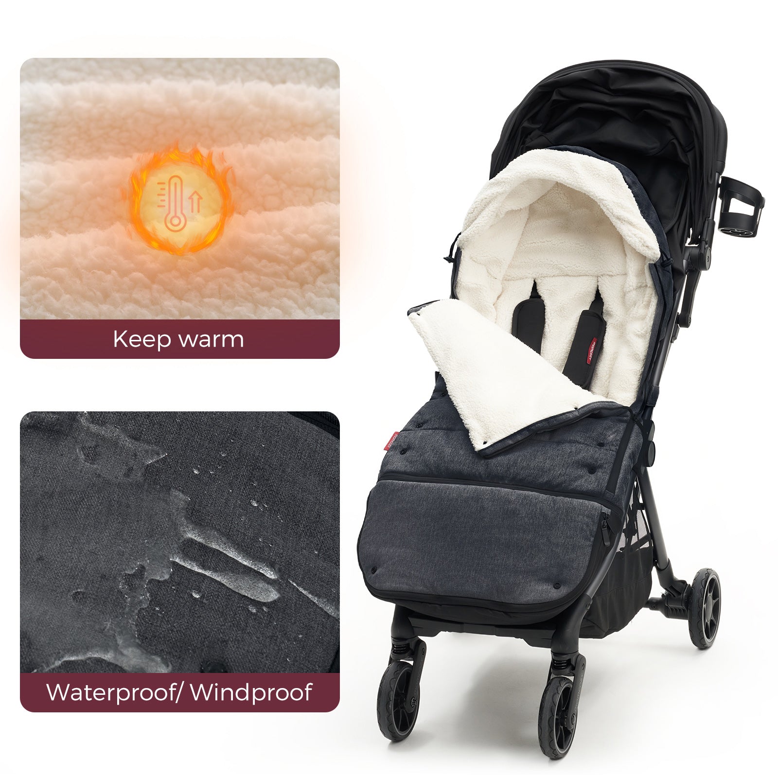 stroller footmuff chicco Momcozy Universal Stroller Footmuff