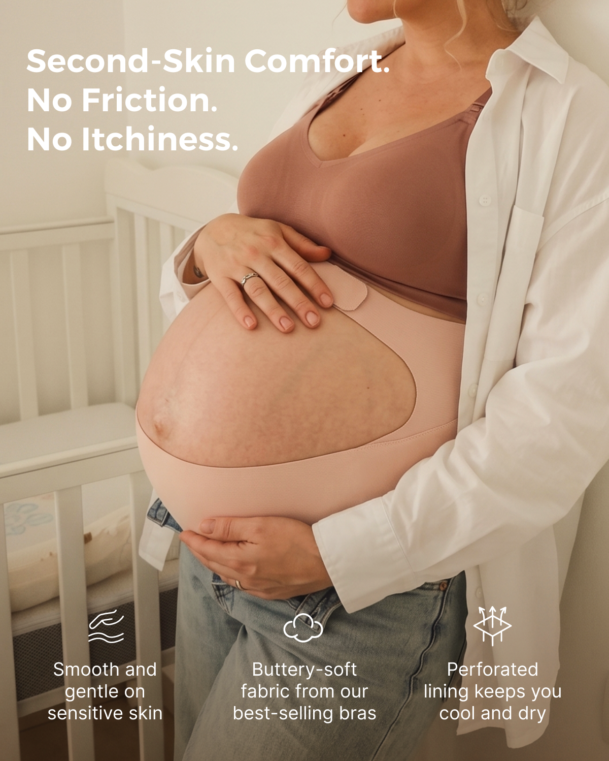 Ergonest Maternity Belly Band & BirthEase Maternity Ball Bundle