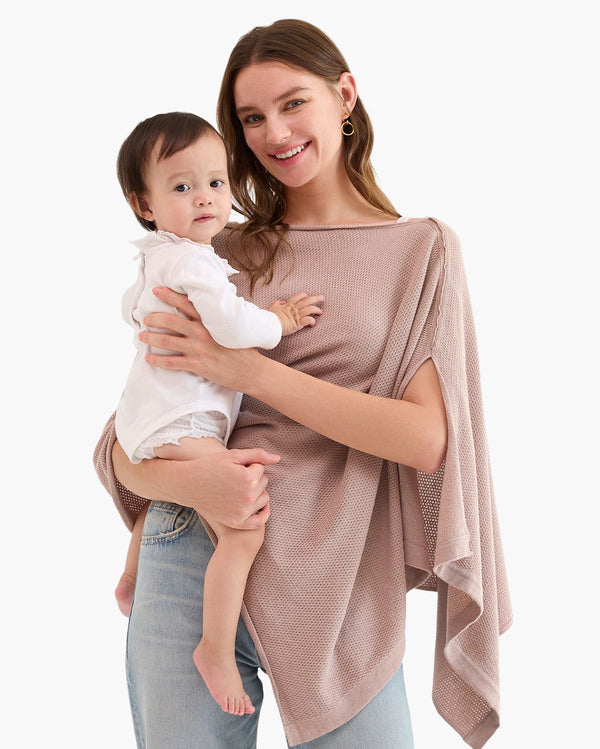 Couverture d'allaitement Momcozy - Poncho d'intimité doux, respirant et à usages multiples