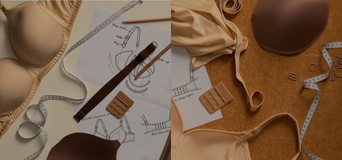 Nursing bra patterns, materials and prototypes