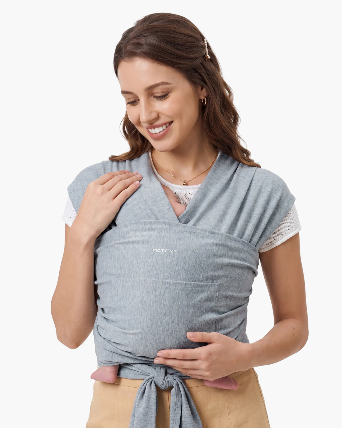 Easy to Wear Hands Free - Baby Wrap Carrier