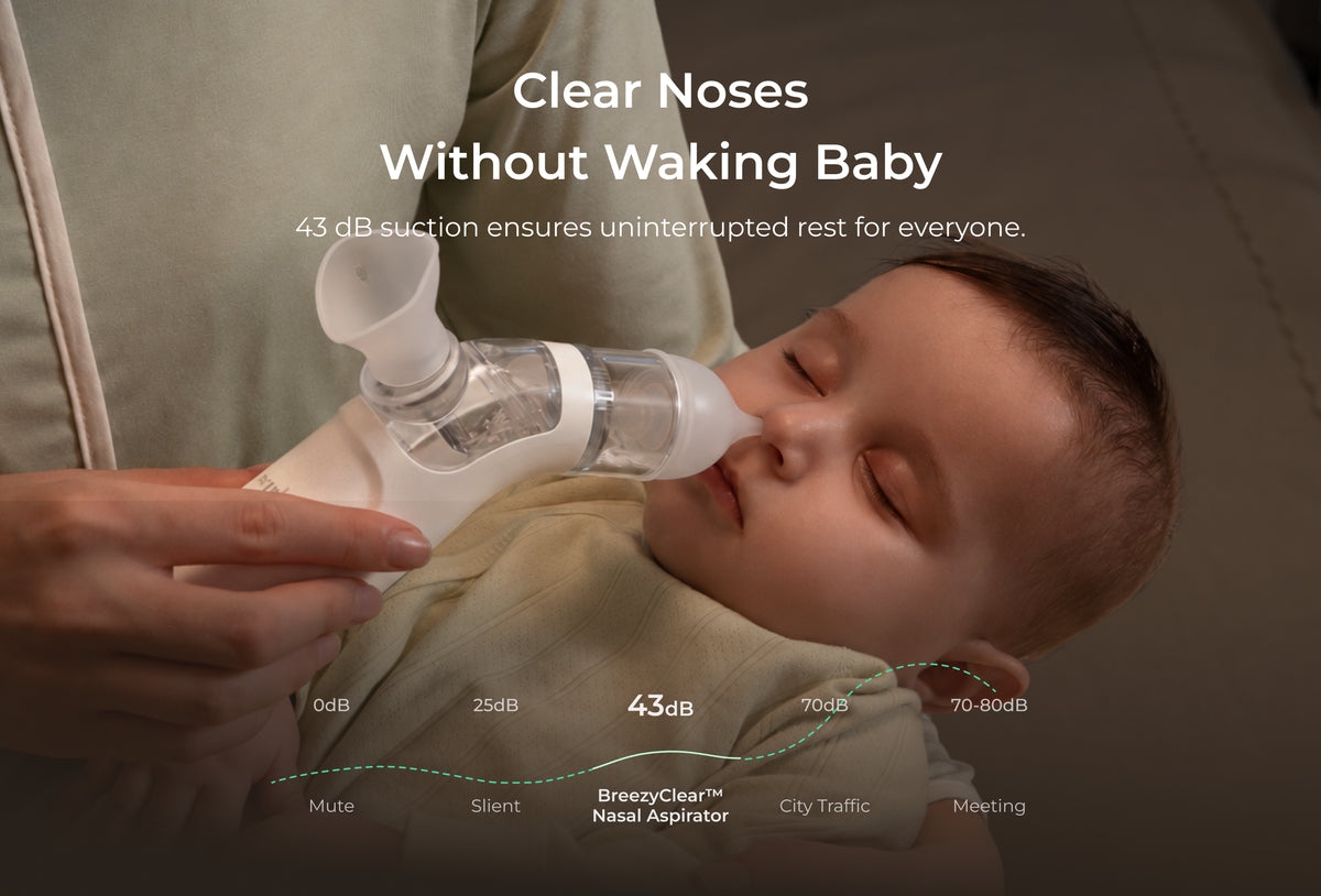 Baby Care Bundle: 2 in 1 Nasal Aspirator and Portable Baby Sound Machine