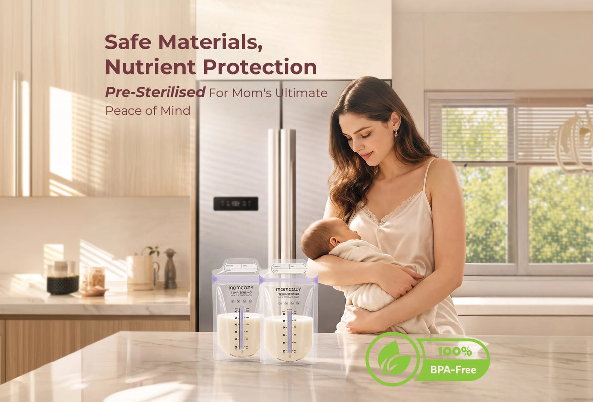 【Upgraded】Momcozy Breastmilk Storage Bags