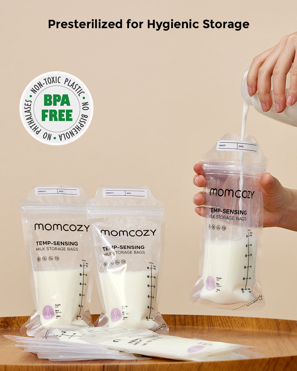 Nutri Smart Baby Bottle Warmer and 120 Count Breastmilk Storage Bags