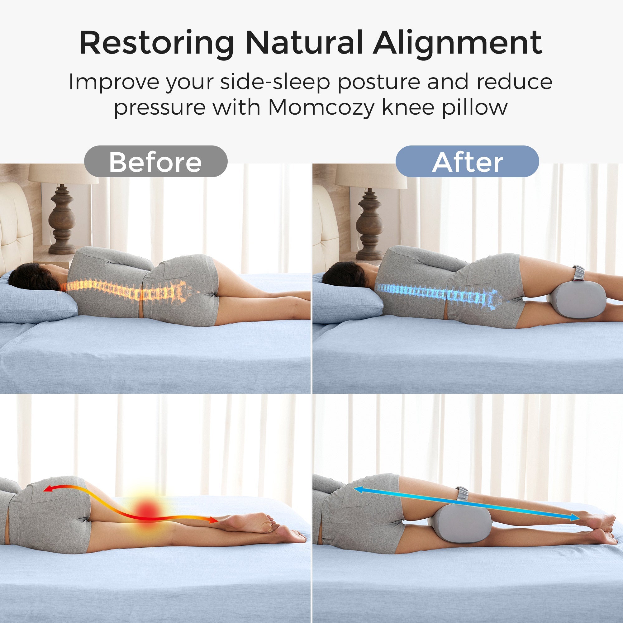 Momcozy Kühlende Komfort-Knie-Kissen