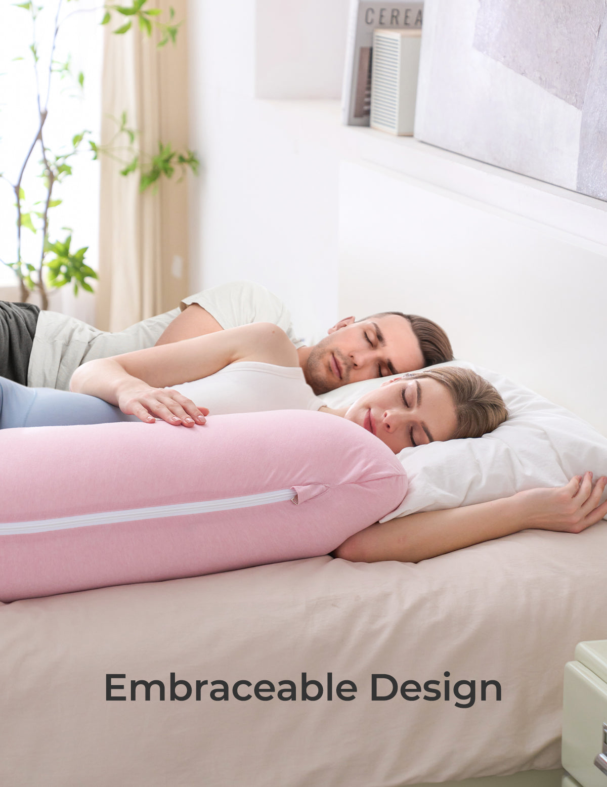 J Shaped Maternity Body Pillow