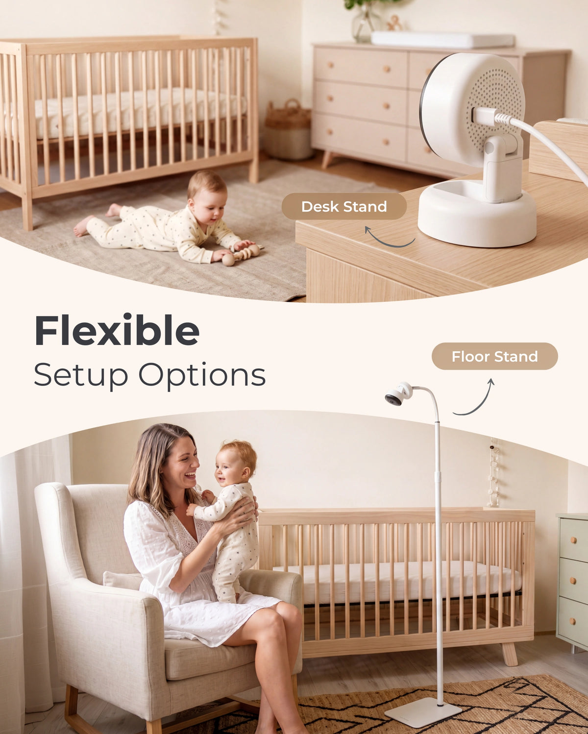 Momcozy Contact-Free Smart Baby Monitor (BM08)