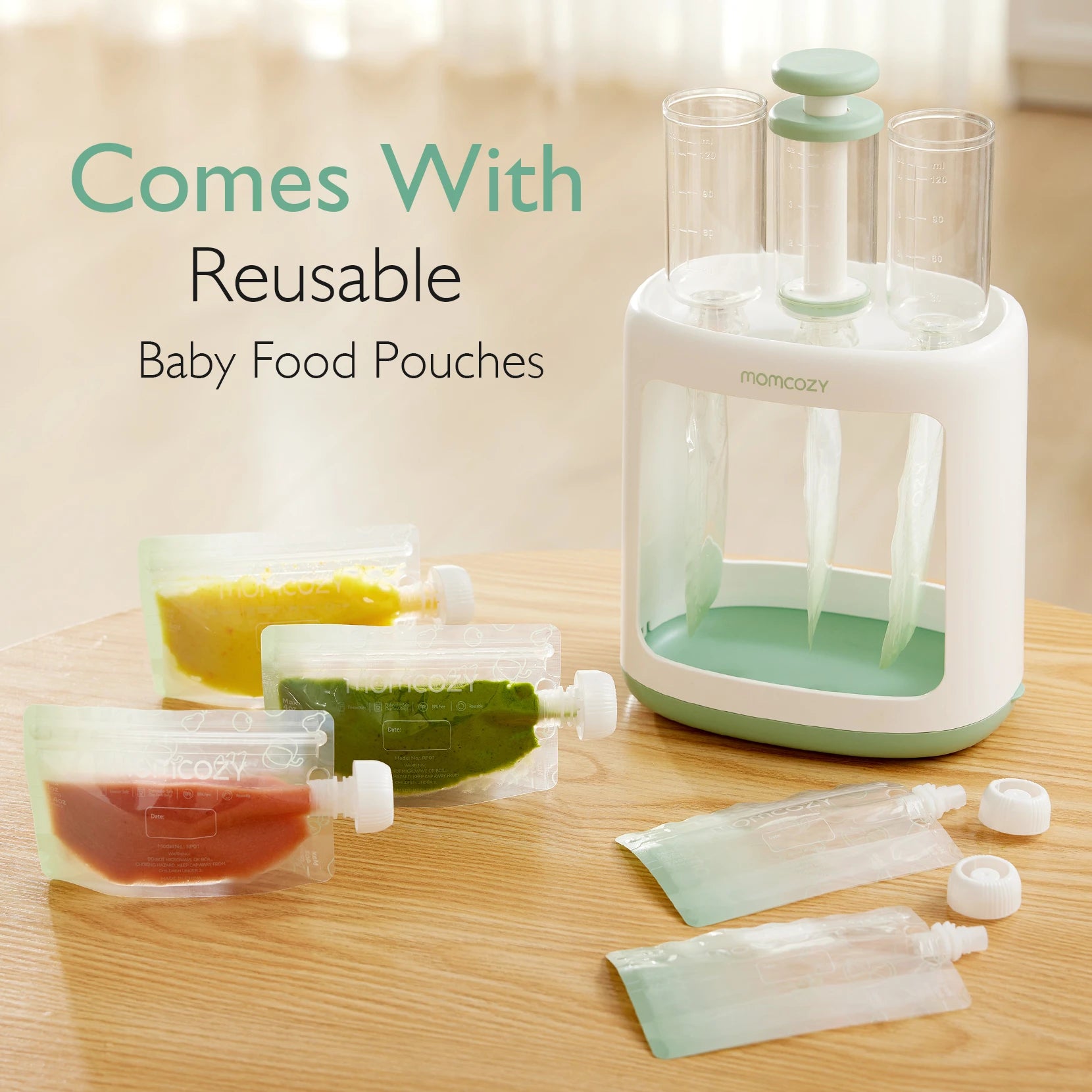 Momcozy Squeeze Station | Baby Food Pouch Filler