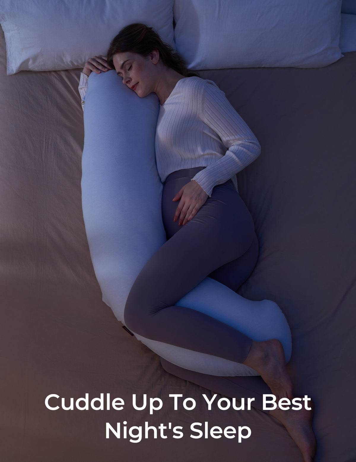 J Shaped Maternity Body Pillow