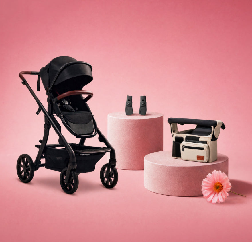 On-the-Go Bundle：ChangeGo Stroller and Car Seat Adapter and Organizer