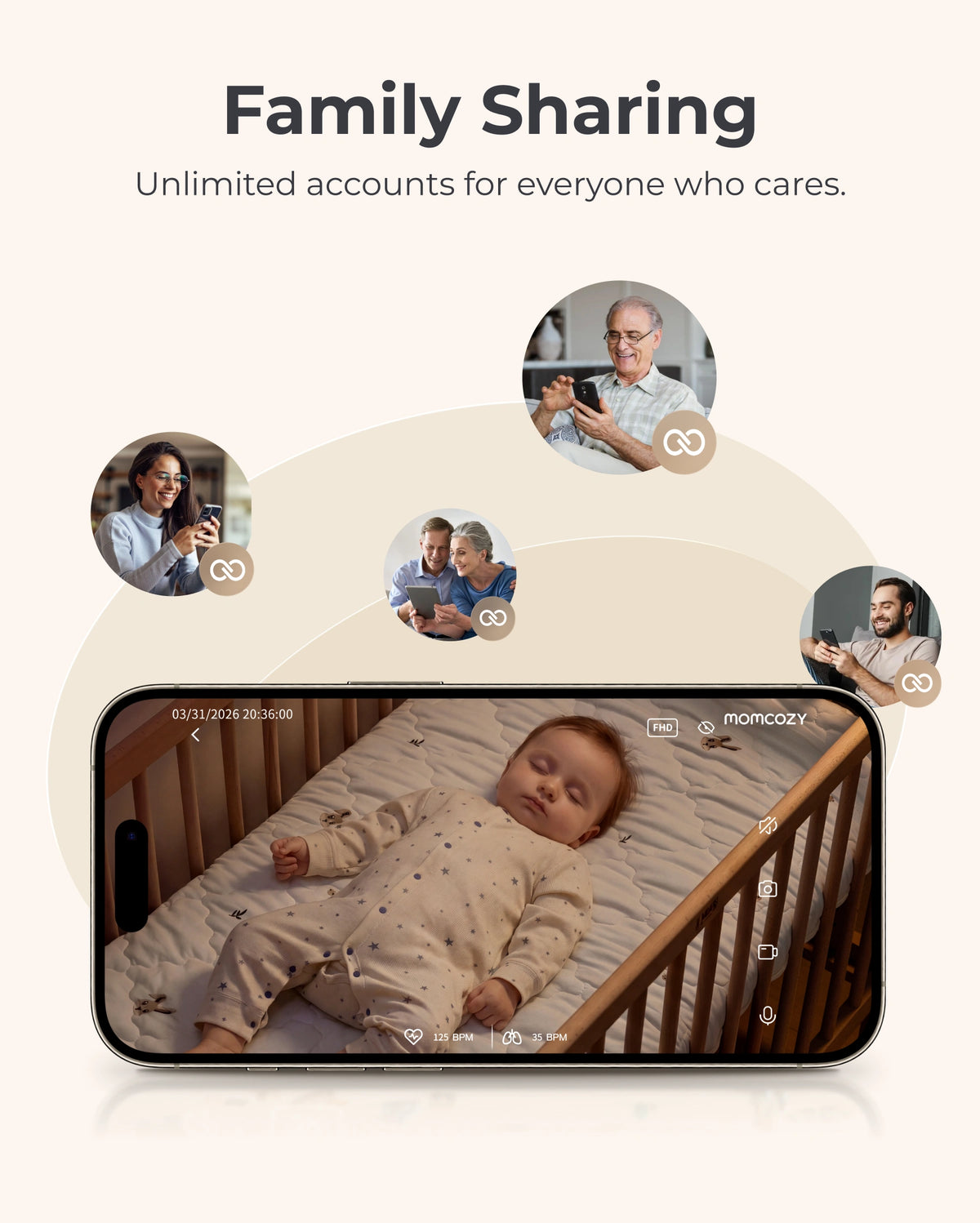Momcozy Contact-Free Smart Baby Monitor (BM08)