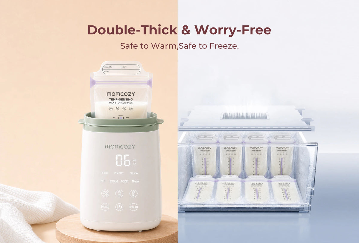 【Upgraded】Momcozy Breastmilk Storage Bags