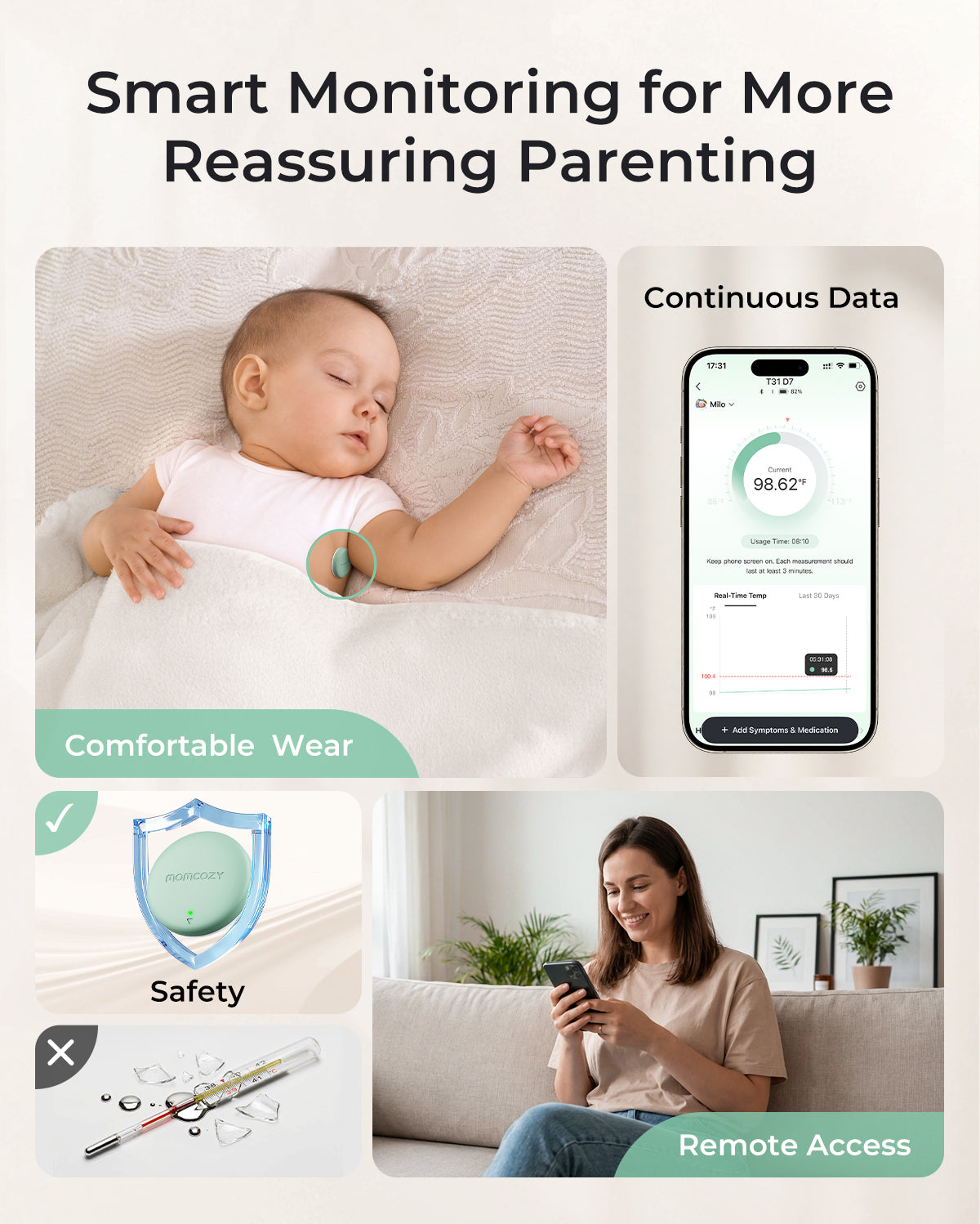 summer infant thermometer Momcozy Smart Baby Thermometer