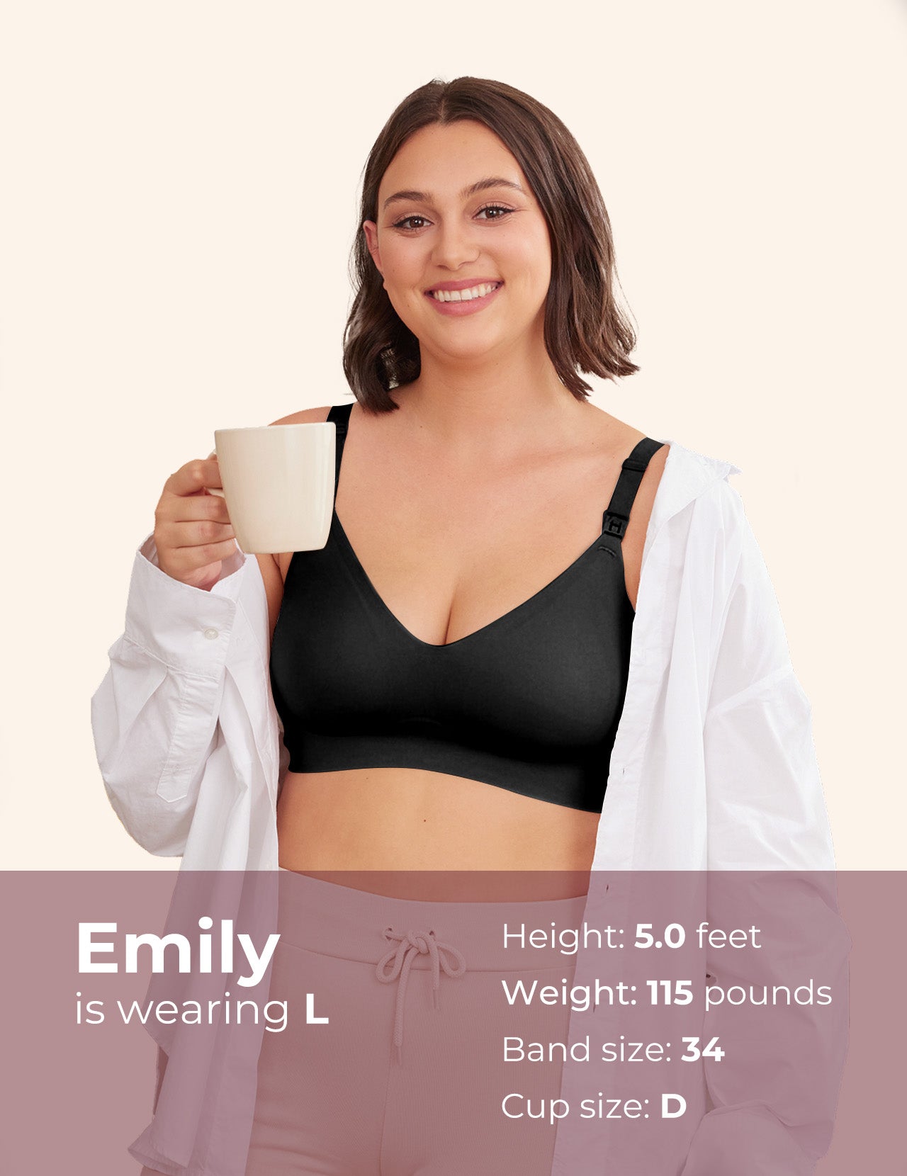 Soutien-gorge d’allaitement ultra doux sans coutures – YN21