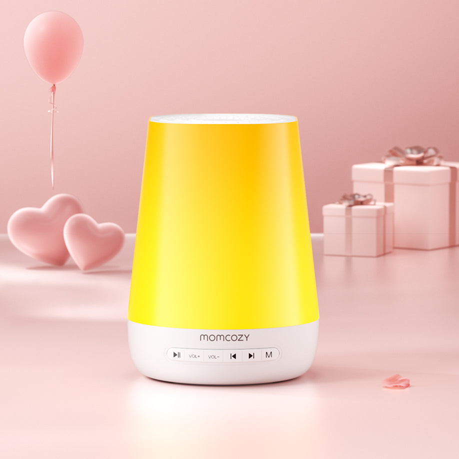 Machine à sons portable Momcozy pour bébé – Bruit blanc, berceuses & télécommande App