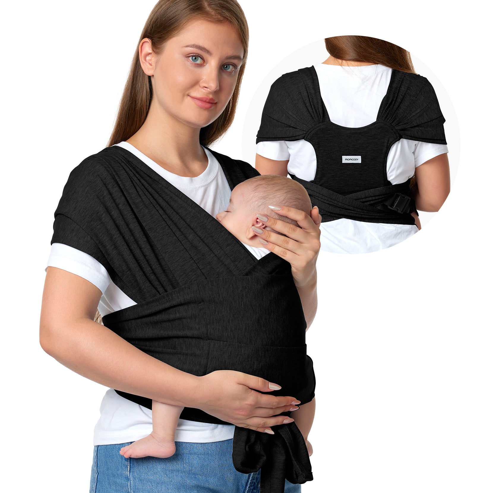 Adjustable Buckle Baby Wrap Carrier for Newborns