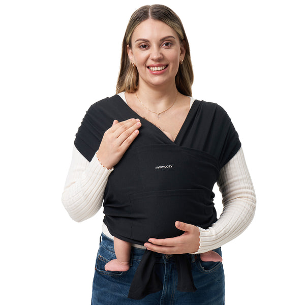 Baby Carrier - Ergonomic Hands-Free Baby Wrap Carrier for Newborns & Infants