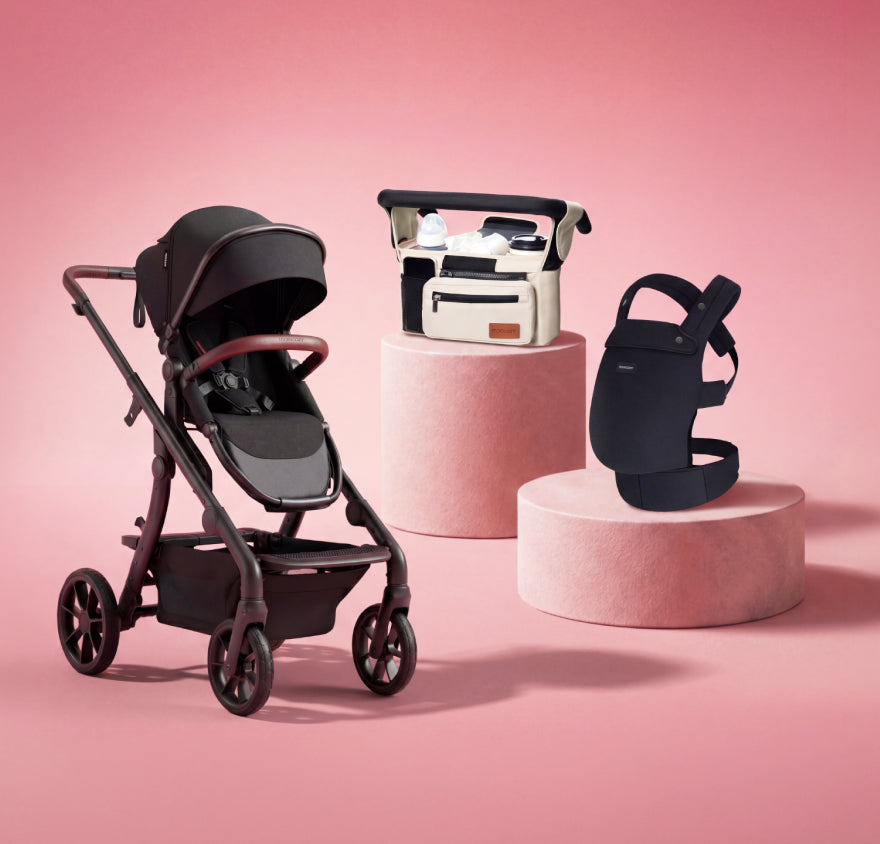 On-the-Go Bundle：ChangeGo Stroller and Car Seat Adapter and Organizer