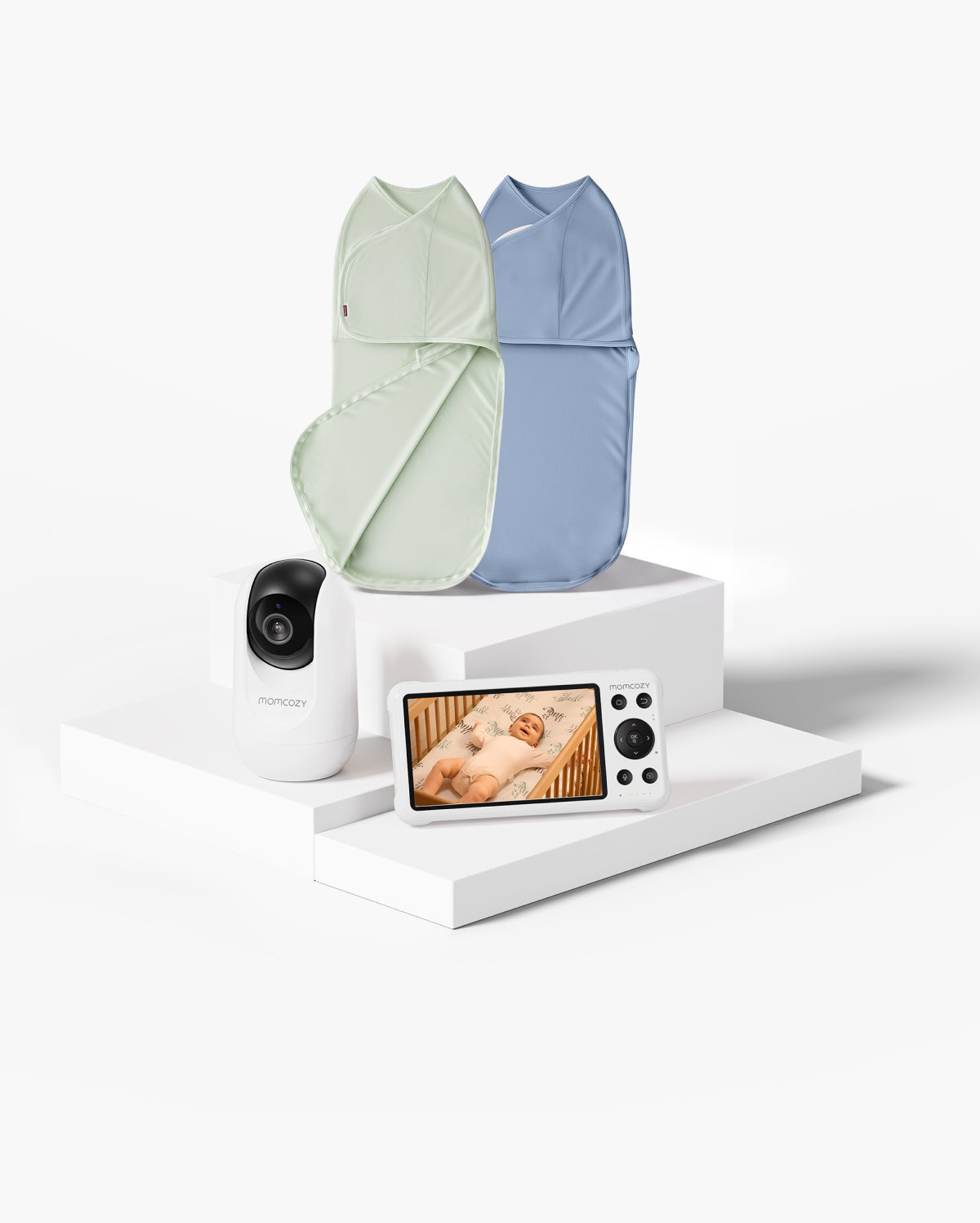 Baby-Sleep Bundle: Baby Monitor BM04 & Easy Swaddle Wrap