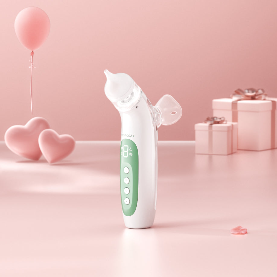 Aspirateur nasal électrique Momcozy 2-en-1 avec spray et aspiration