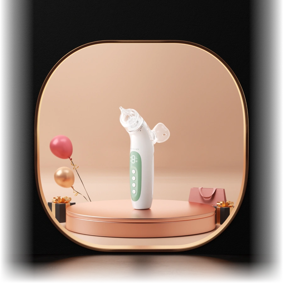 Aspirateur nasal électrique Momcozy 2-en-1 avec spray et aspiration