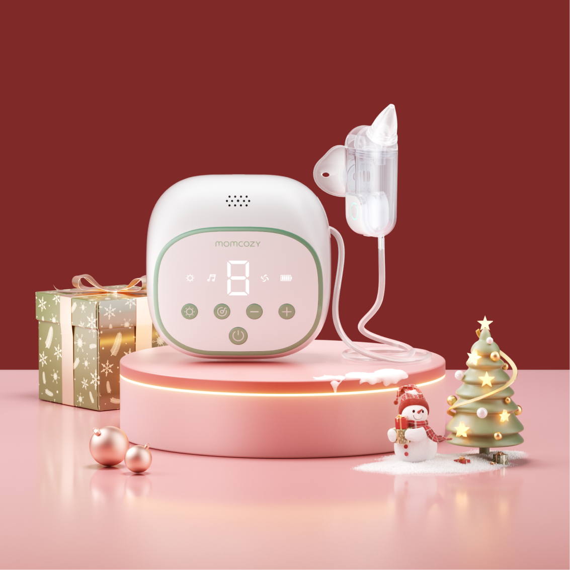 Momcozy BreezyClear Pro™ 2-in-1 Spray & Suction Electric Nasal Aspirator