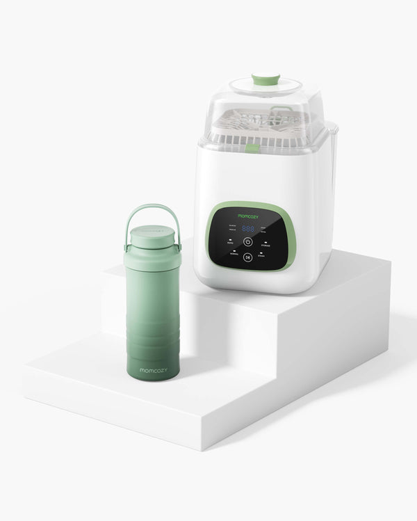 Lot KleanPal Pro – Lave-biberon et glacière portable pour lait maternel