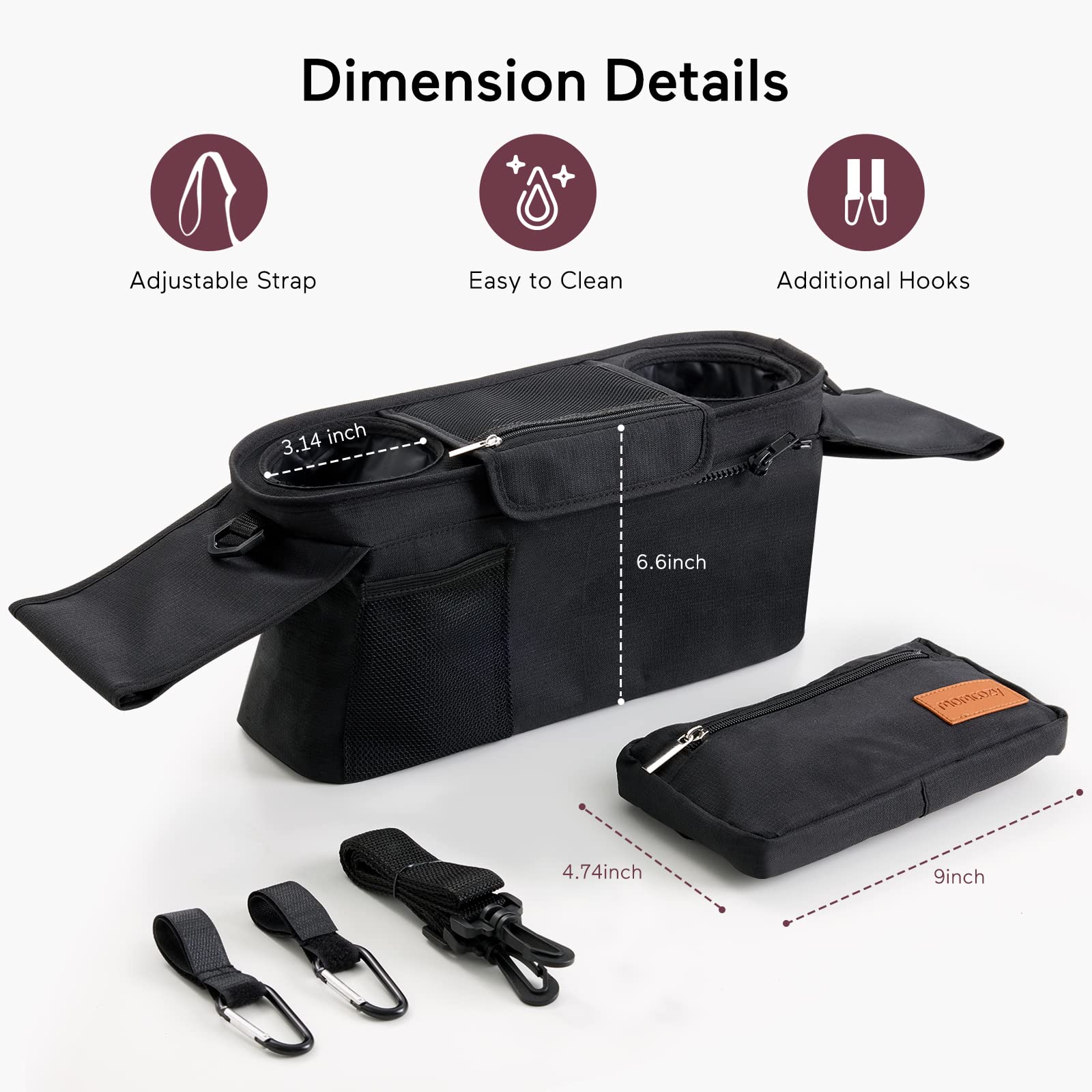 stroller organizer for umbrella stroller Momcozy Stroller Organizer