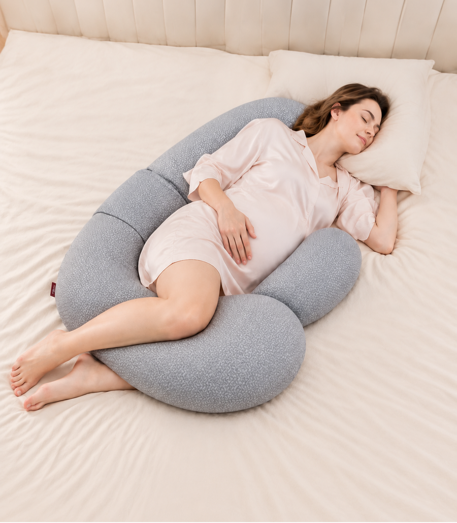 Original F Shaped Pregnancy Pillows with Adjustable Wedge Pillow