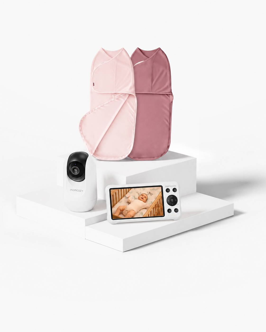 Baby-Sleep Bundle: Baby Monitor BM04 & Easy Swaddle Wrap