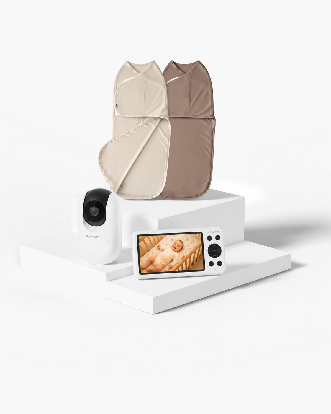 Baby-Sleep Bundle: Baby Monitor BM04 & Easy Swaddle Wrap