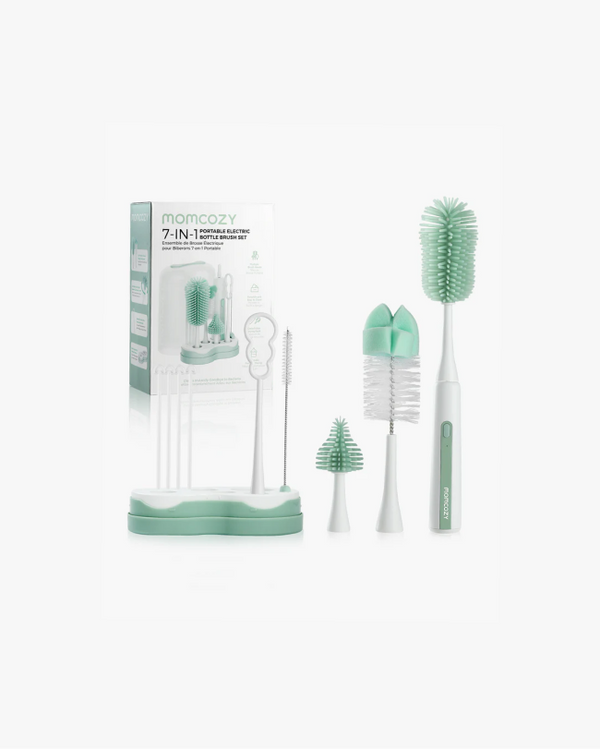 Faster Bottle Cleaning-7-in-1 Electric Bottle Brush Kit