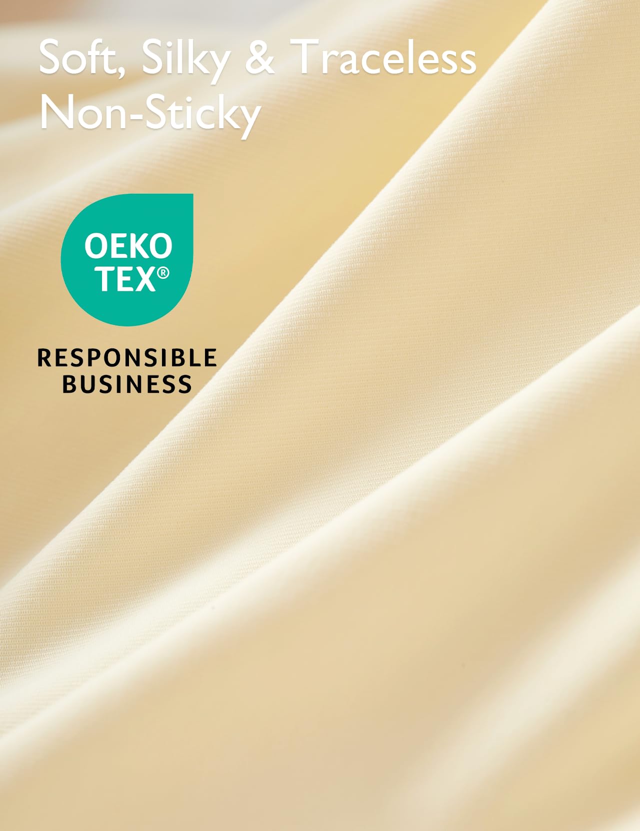 Soft, silky cooling comforter with OEKO-TEX certification for responsible textile standards.