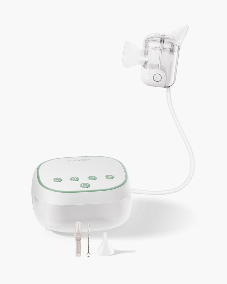 Aspirador nasal eléctrico 2 en 1 Momcozy BreezyClear Pro™ con función de pulverización y succión