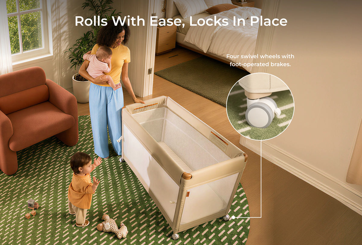 Momcozy One-Click Foldable Baby Playard